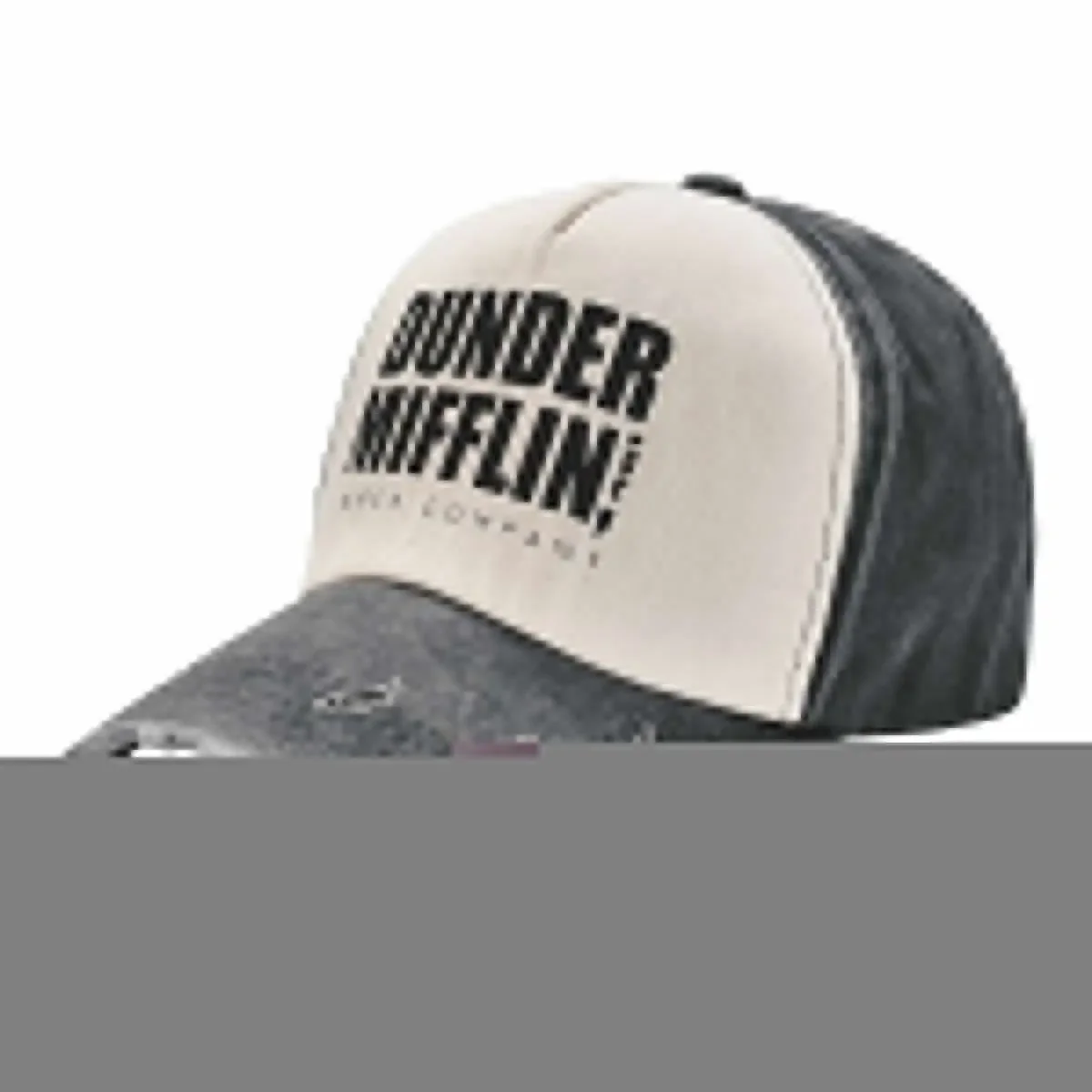 

Dunder Mifflin Baseball Cap Visor Snap Back Hat Golf Men Women's