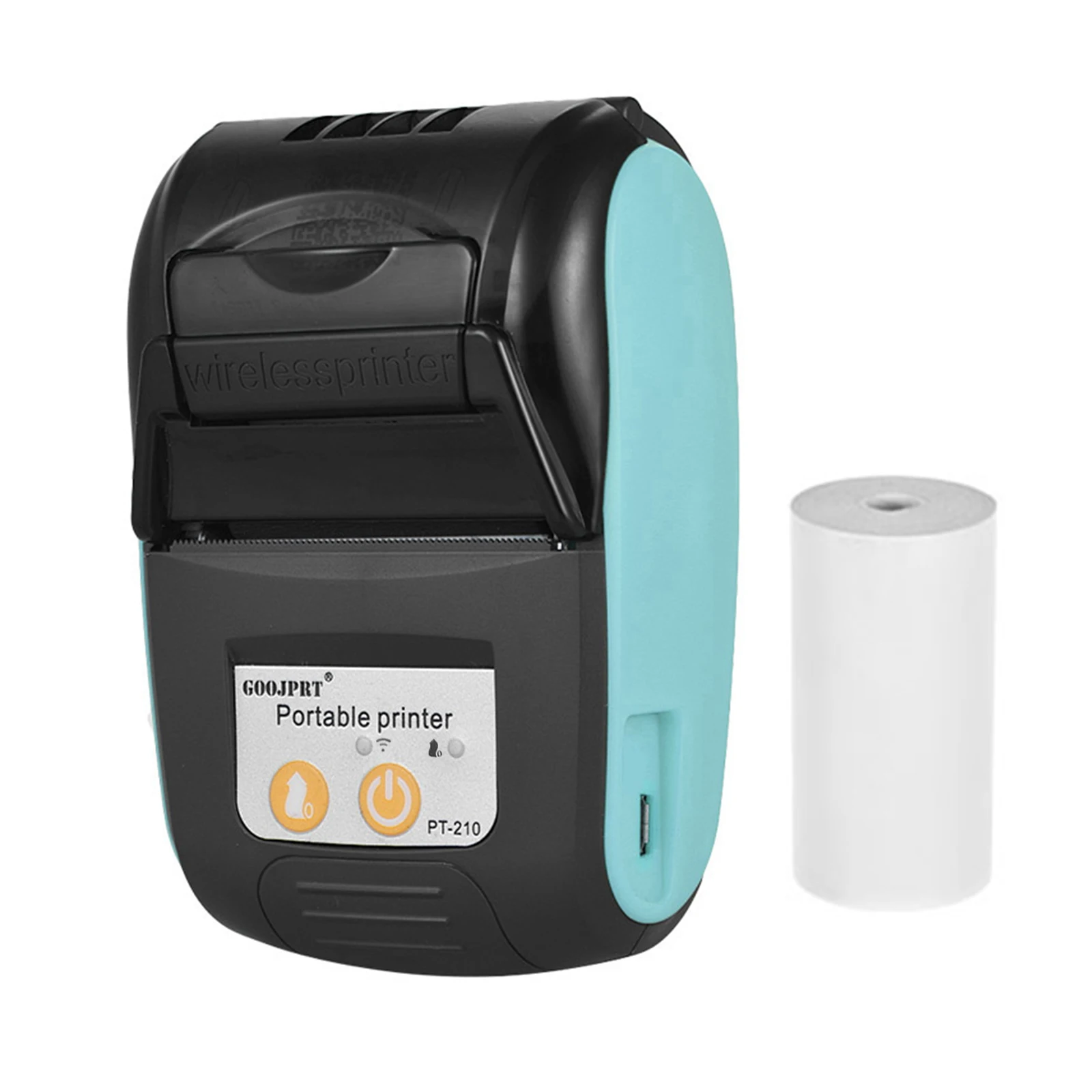 GOOJPRT PT-210 Printer Portable Thermal Printer Handheld 58mm Receipt Printer for Retail Stores Restaurants Factories Logistics