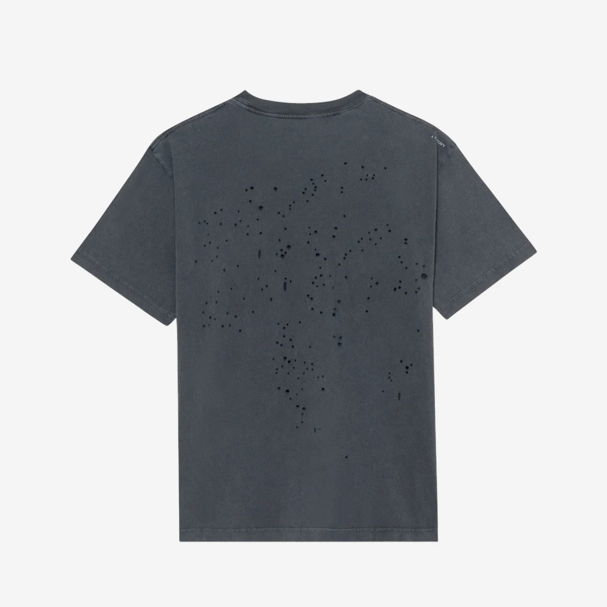 High Quality Satisfy Basic Short Sleeve Casual Sports T-Shirt Foamed Print Front Chest Small Letters Youth Popular Pure Cotton