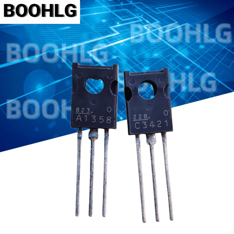 5Pairs 100%Original 2SC3421 C3421 2SA1358 A1358 TO-126F Transistor