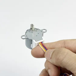 DC 12V 24BYJ48 Micro Gear Stepper Reduction Motor 4-Phase 5-Wire 64:1 Reduction Ratio for Arduino/Camera Monitoring