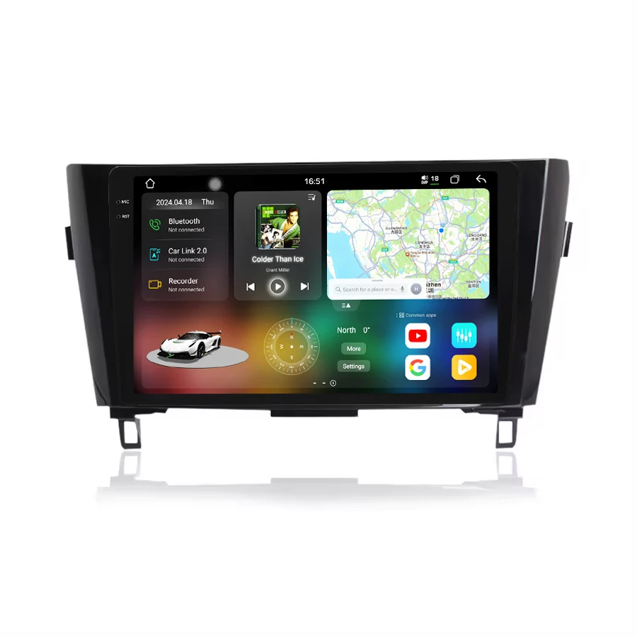 

UIS7870 2K Android Screen 360 Camera DSP CarPlay Auto Stereo Video Player Car Radio For Nissan X-trail Qashqai J10 J11 2014-2017
