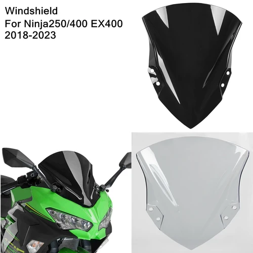 Parabrisas para Kawasaki NINJA 400, 250, NINJA400, EX400, Ninja250, 2018-2023, 2021, 2020, deflectores de viento