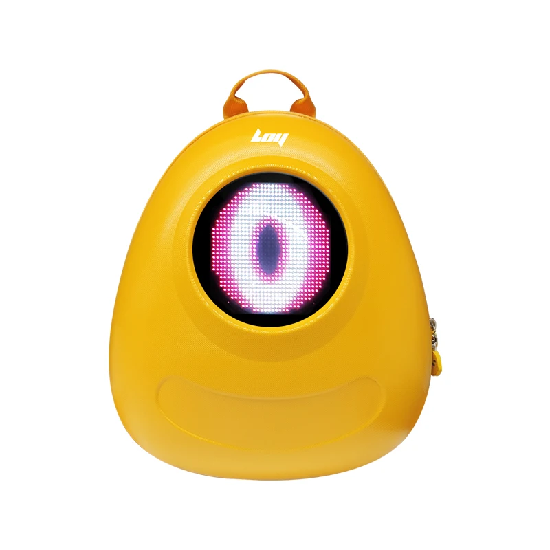 

Loy-Waterproof Motorcycle Backpack with LED Display Screen, Cute, Intelligent, Safe, Lightweight, Girls