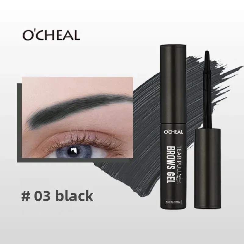 Tinte para cejas O'CHEAL - Pull & Tint, Raíz - de - Definición de raíces, Natural & Wild - Look Brows, larga duración, resistente al agua y al sudor