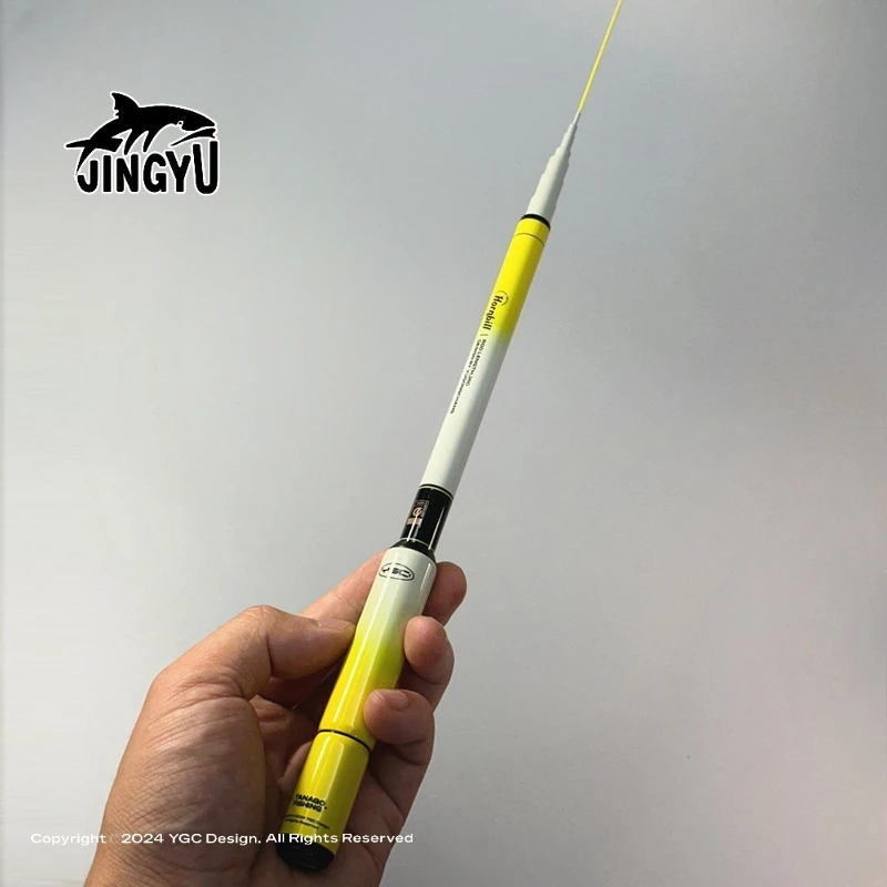 

Camping Portable Yanshishan Micro Fishing Rod 2.4/2.6m - Ultralight Carbon Fiber Telescopic Trout Dace Bitterling Bluegill