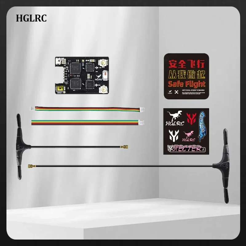 

HGLRC ELRS GEMINI RX Dual Receiver 2.4G/915Mhz for RC Airplane FPV Long Range Drone