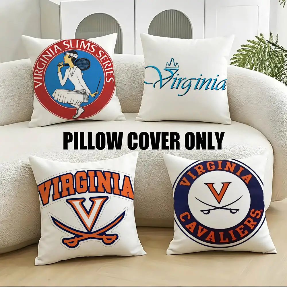 Fundas de Cojín Slim V-Virginia SlimsS, 4 Piezas, Fundas de Almohada Suaves de Felpa, 40x40 45x45, para Sofá y Dormitorio