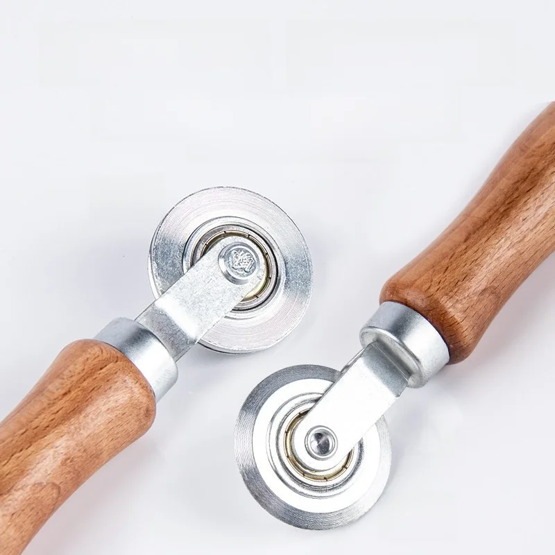 

Wooden Screen Wheel Tool for Window/Door Screen Installation Effortless Accessory Labor-Saving Screen Mesh Pressing Roller