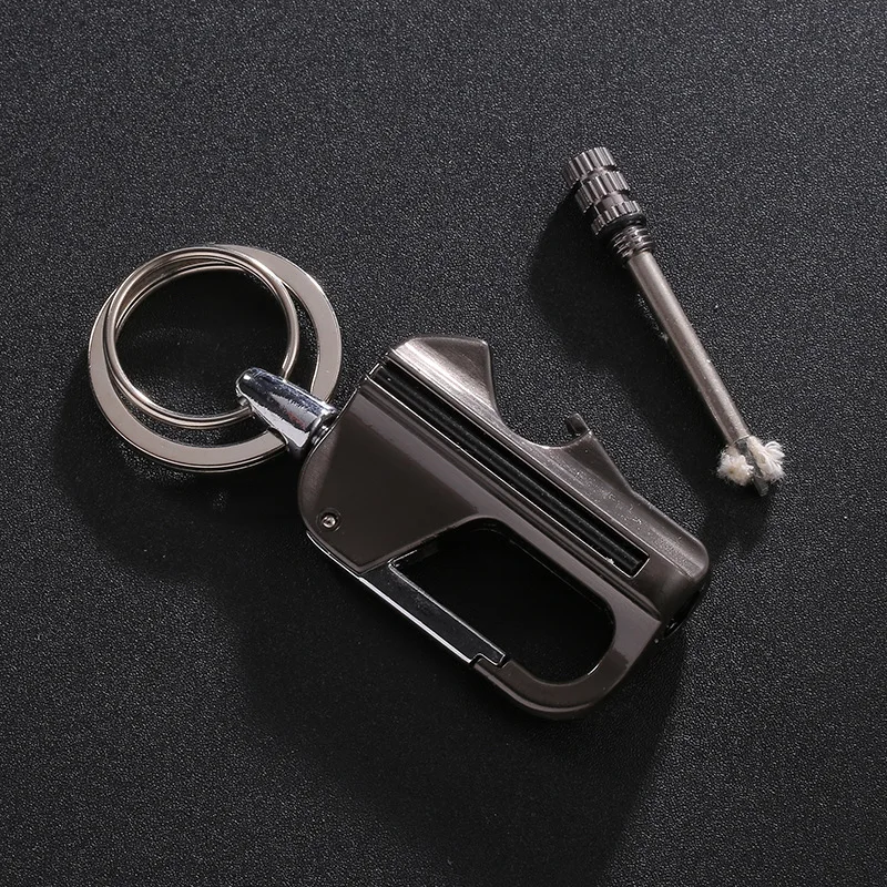 Retro Ten Thousand Matches Windproof Waterproof Metal cigarette lighter outdoors camping Igniter Cigarette accessories