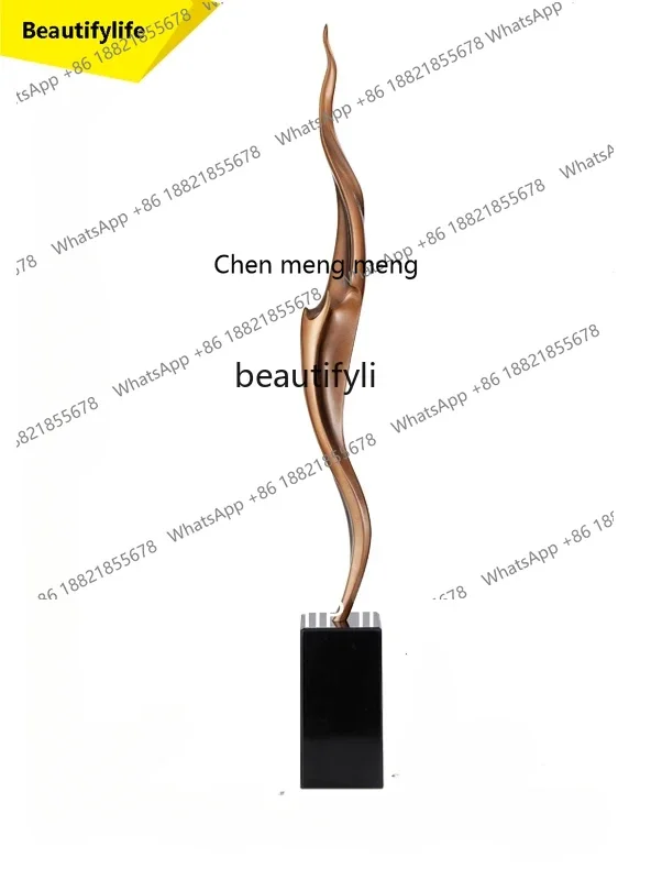 

2003 Simple abstract art sculpture ornament living room entrance niche vertical height aisle slender handicrafts