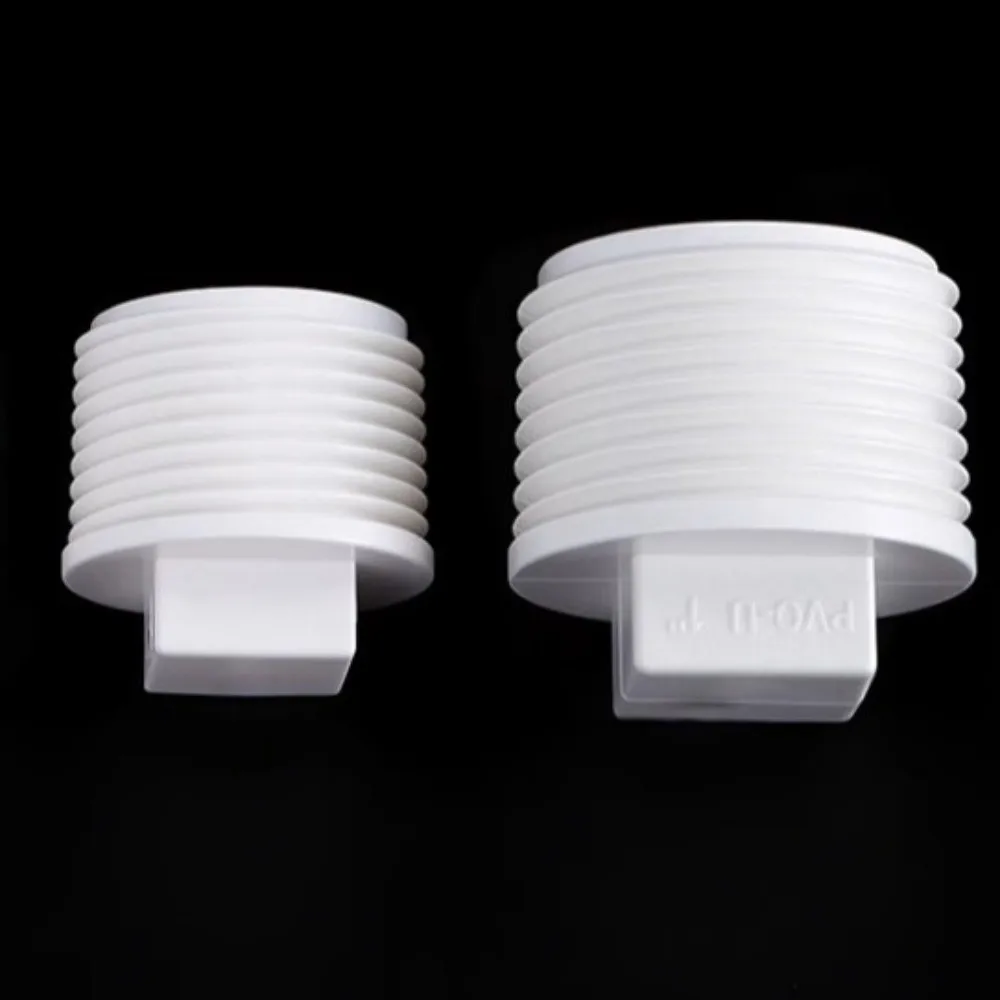 10pcs/set PVC Male Thread End Cap Leak Proof 1/2