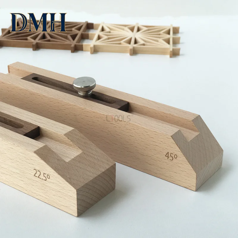DMH-Woodworking Inclined Edge Angle Shovel Platform Beech Wood Group Craftsmanship Material Package Beginner's Tool Kit Hand Too