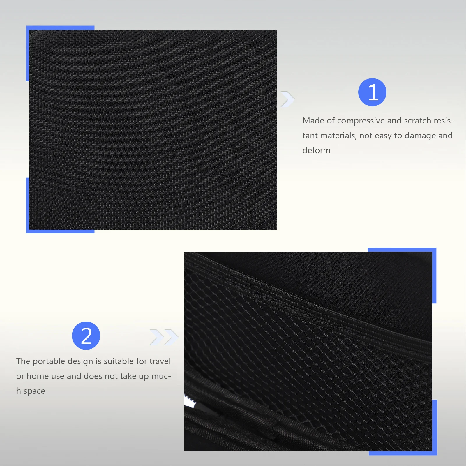 

Speaker Hard Shell With Carabiner Clip Wireless Loudspeaker Protective Case Portable Travel Organizer Storage Bag For