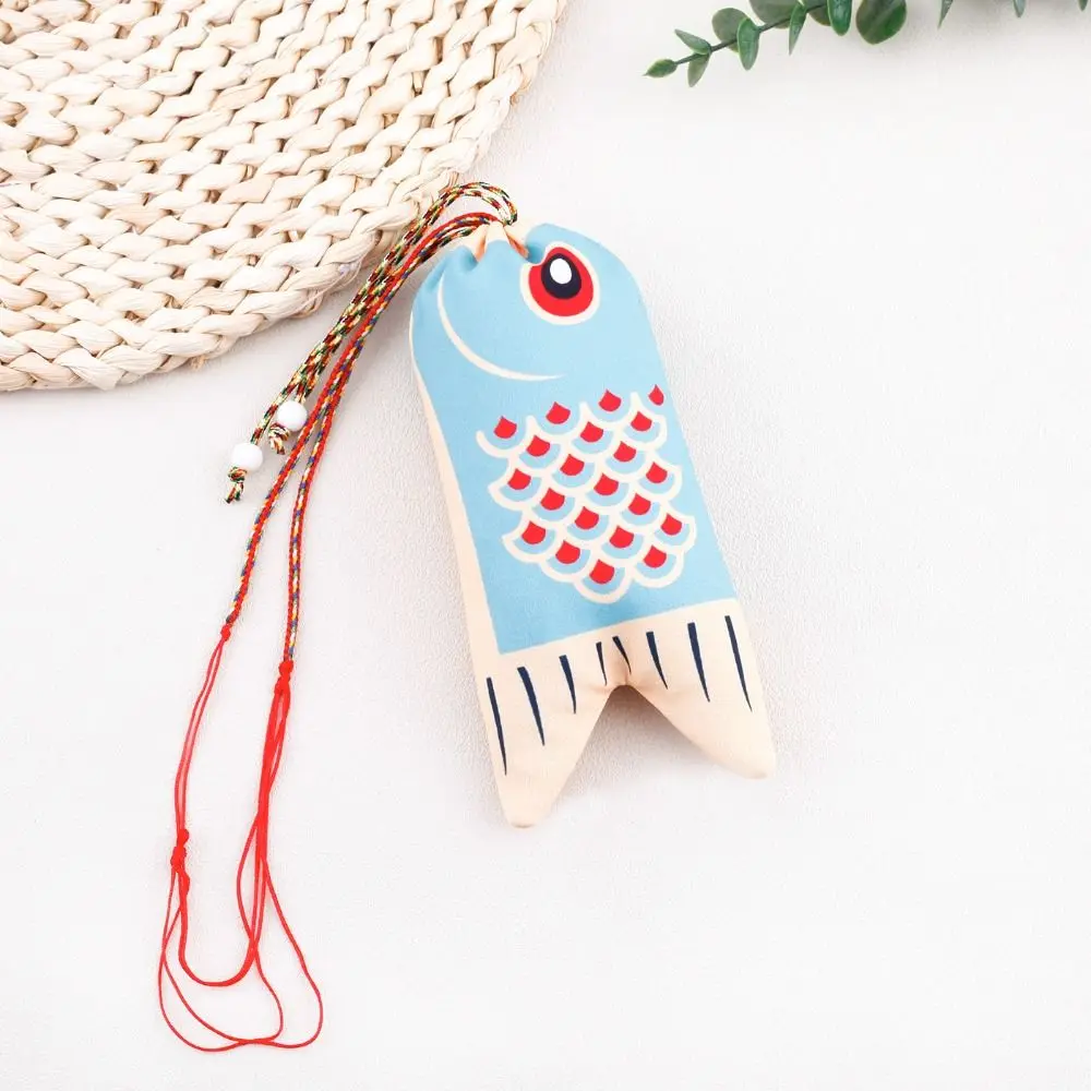 

Smooth Car Hanging Pendant Hanfu Decoration Lucky Pouch Coin Purse Koi Carp Blessing Bag Jewelry Bags Japanese Style Sachet