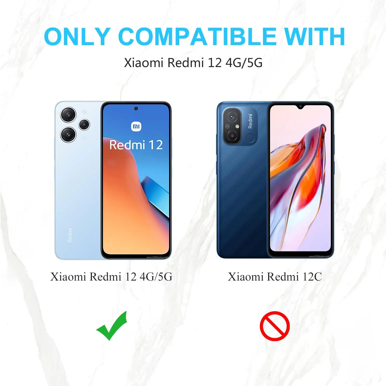 For Redmi 12 Xiaomi Tempered Glass Screen Protector Crystal Mica 9H Protective HD Clear Transparent Anti Scratch