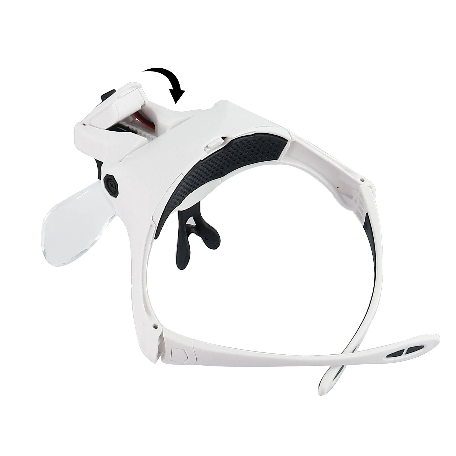 Magnifying Glasses 1.0/1.5/2.0/2.5/3.5X Headband Eye Repair Magnifier 2 LED Light Glasses Loupe Optical Lens