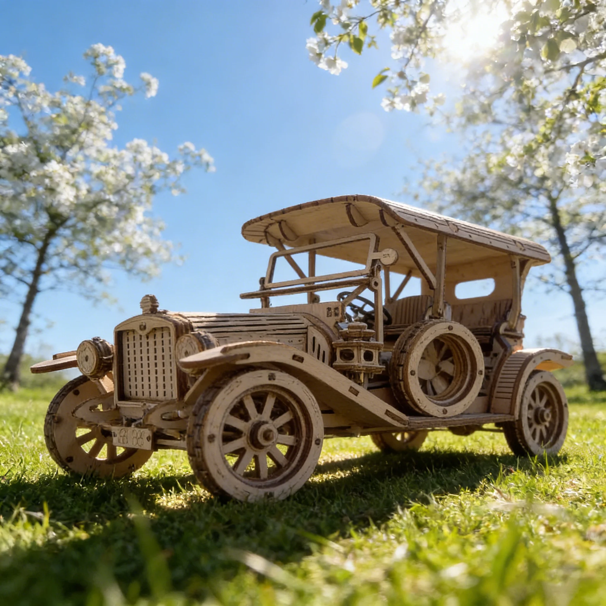 

Деревянный 3D-головоломка «сделай сам», винтажная классическая модель автомобиля, комплект, креативный подарок на день рождения или праздник, развивающая игрушка, изысканный дизайн