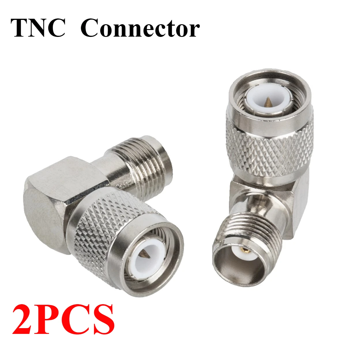 

TNC Male Female Right Angle Connector 90 Degree Coax Adapter TNC L Type Connector RF Antenna Coaxial Adapter 2pcs/Lot