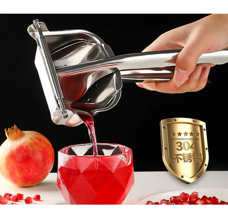 Orange Juice Squeezer Stainless Steel Manual Juicer Household Juice Separation Pomegranate Special Tool Pomegranate Juicer ZD932 