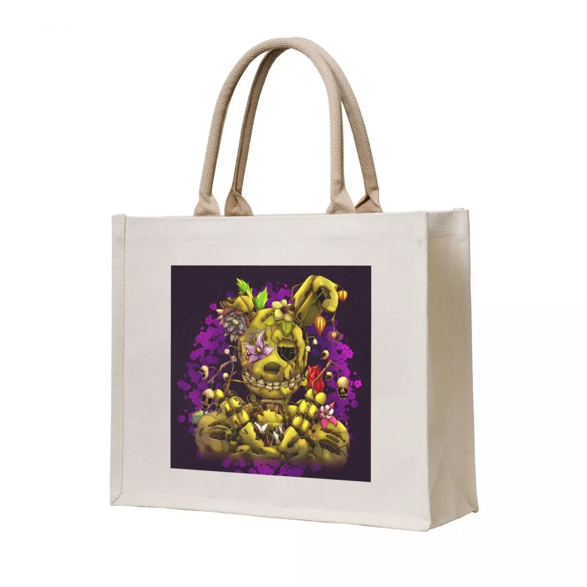 

Spring Flowers (Transparent Background) Tote Bag canvas bags Shopper bag tote bag screen Big