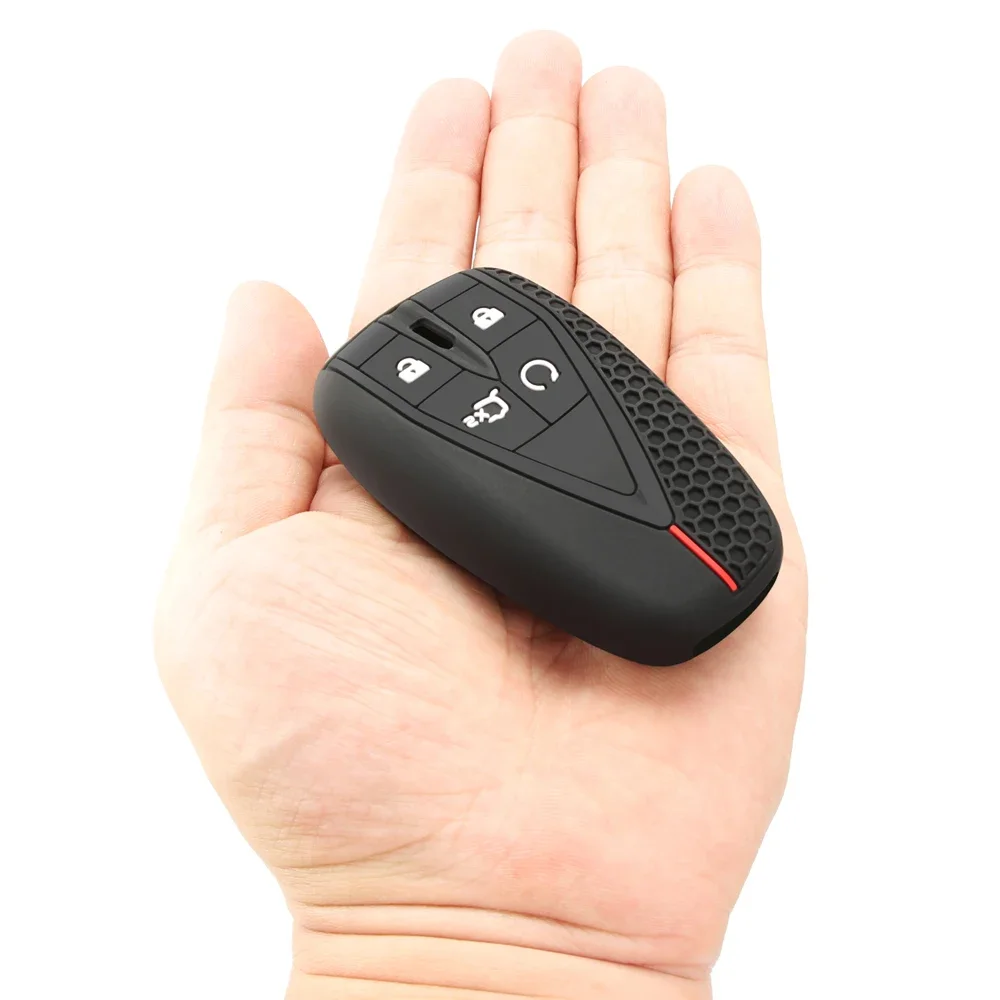 Silicone Car Key Case Cover For Changan Eado Unit CS35plus CS55plus CS75plus Smart Protected Keychains Interior Accessories
