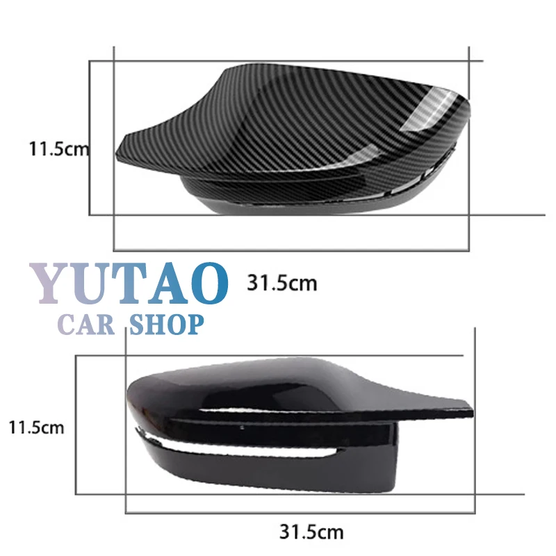 one pair For 2016-24 BMW 5/6/7/8/M Series (G11 G12 G14 G15 G30 G32) Side Wing Rearview Mirror Cover Caps 51167422719 51167422720