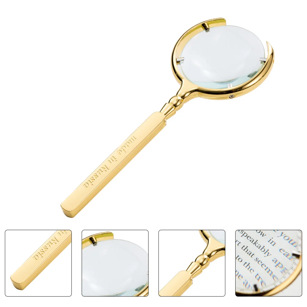 

8 X Inspection Magnifier Reading Exploration Handheld Tool Magnifying Glass Durable