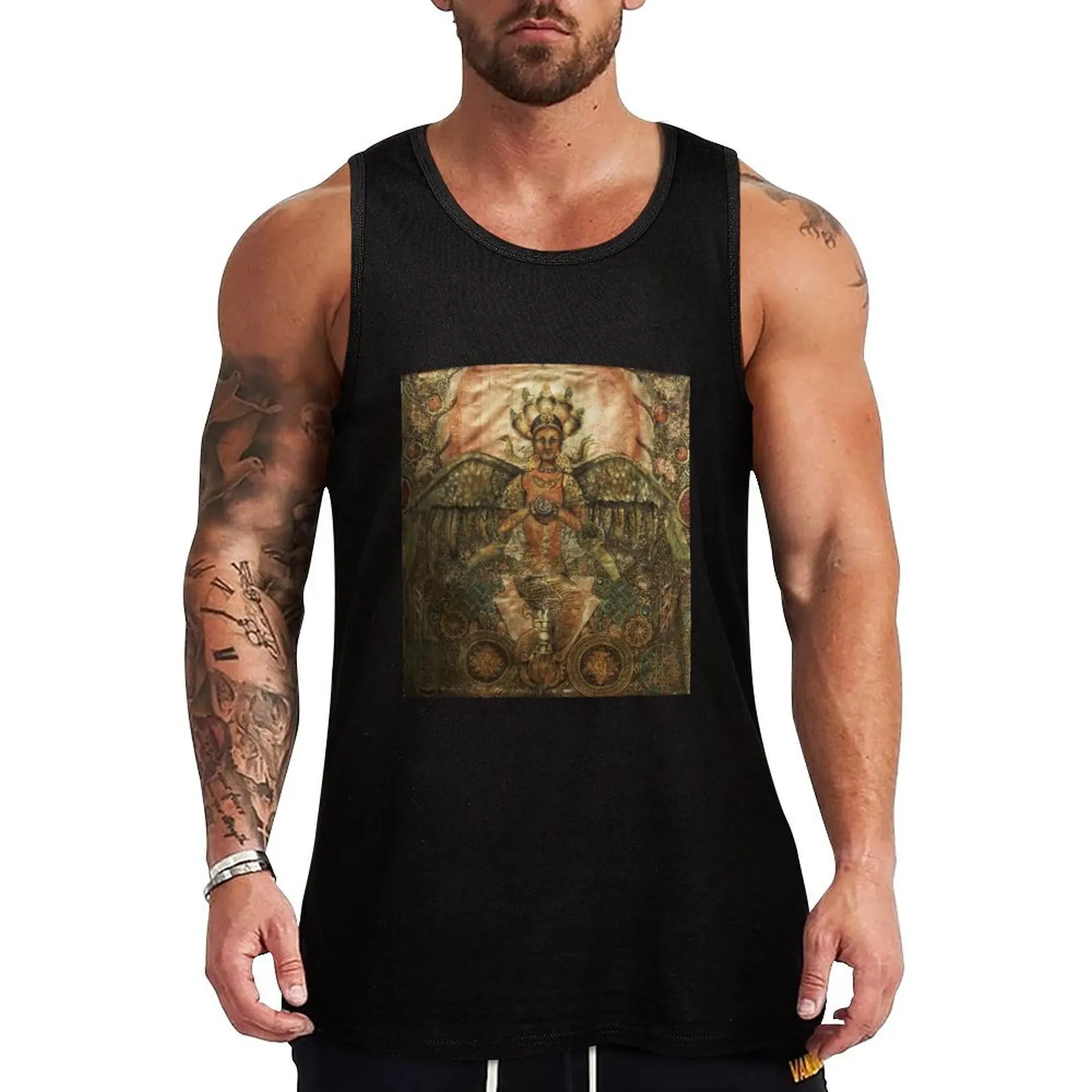 

Naga Kanya Tank Top t-shirts for Men's gym Sports shirt man muscle t-shirt