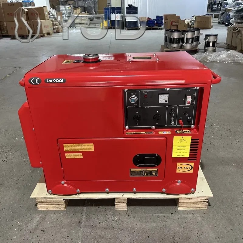 Leanko Power Portable 5kW 5kVA 10kVA 10kW 3 Phase 50Hz Auto Start Silent Diesel Generator Home Use