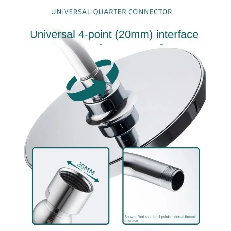 1PC Shower Head Top Spray Connect Joint Copper Universal Rotation Ball Joint with washer for Bath Shower Replacement Accessories