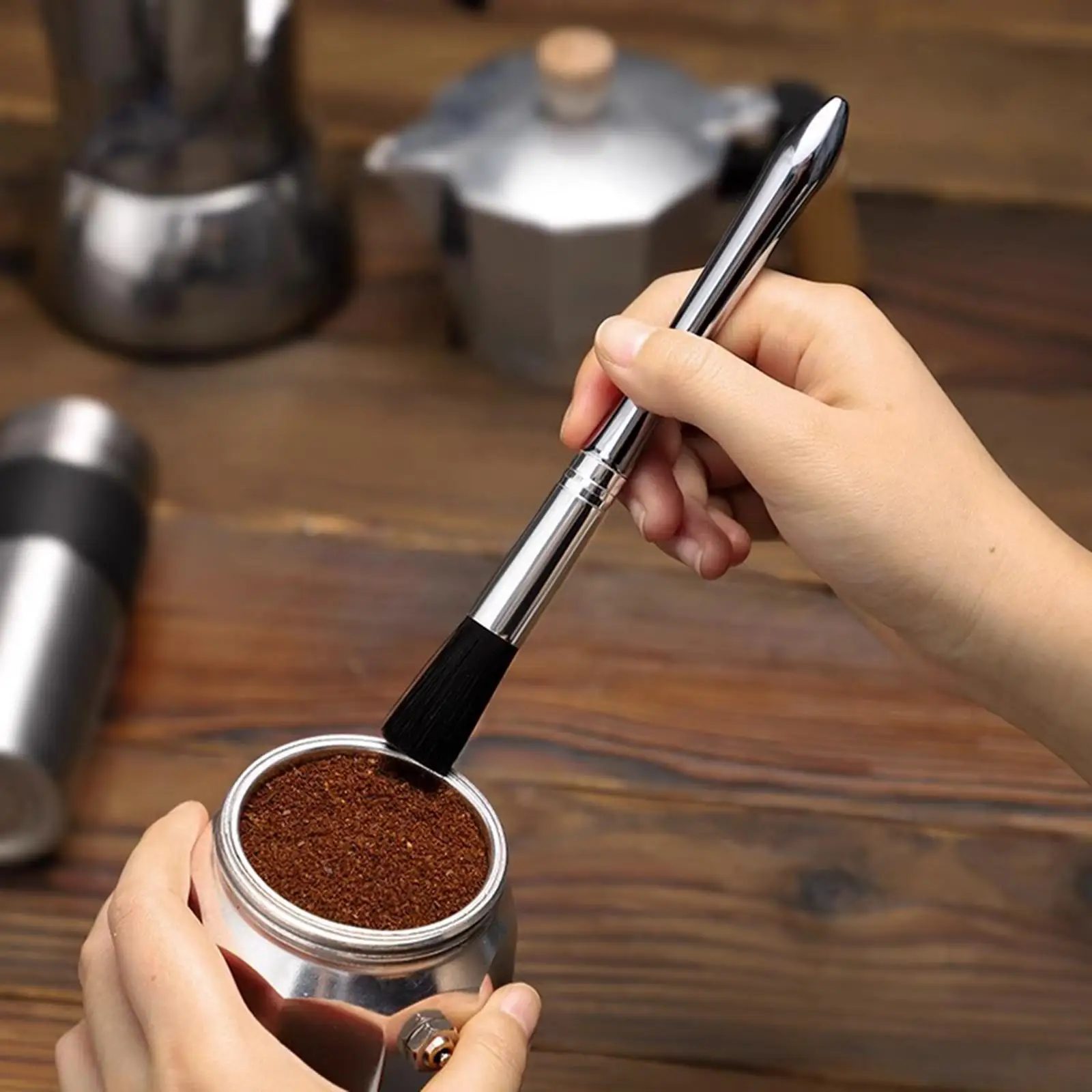 Coffee Grinder Brushes Espresso Machine Dusting Brush for Barista