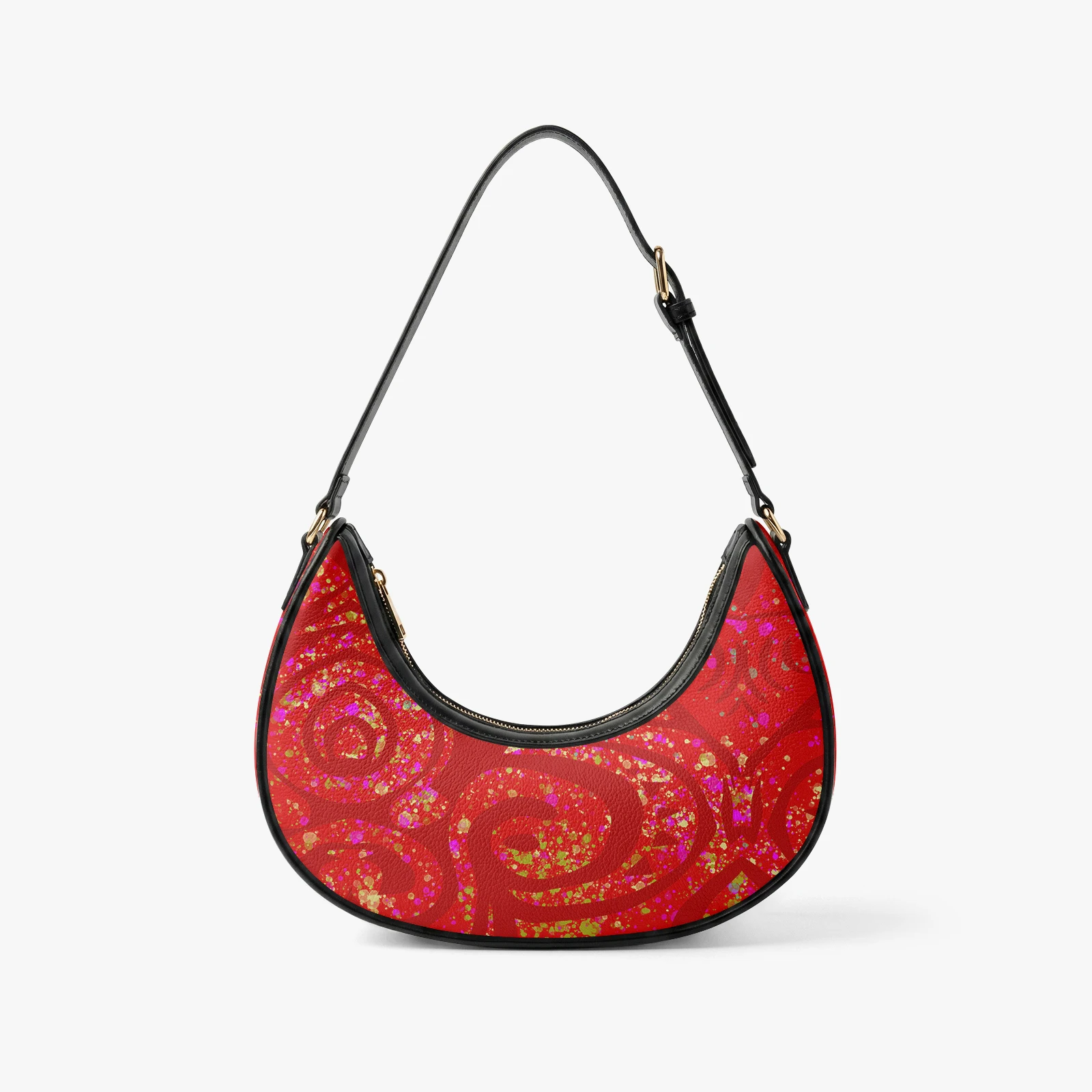 

Полинезийская женская сумка с этническими узорами, элегантная сумка через плечо из материала PU, оптовая продажа на заказ