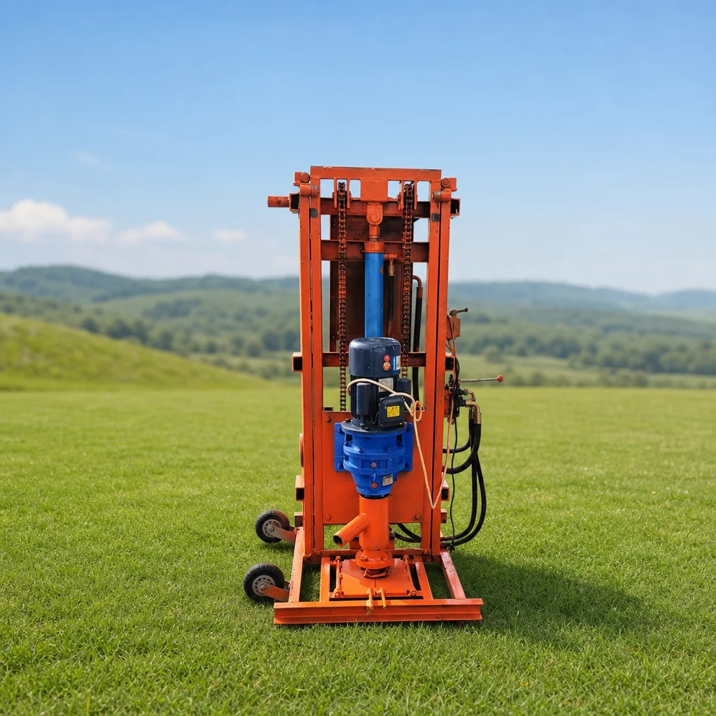 Customized Home Use Type Hydraulic System Labour Saving Water Well Drilling Rig 100m Drilling Depth for Livestock Water Supply