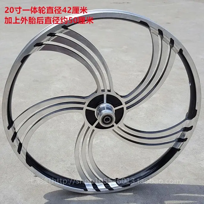 [TB12]20 inch bicycle wheel set aluminum alloy one wheel rim wheel bicycle folding car stroller rim phantom wheel