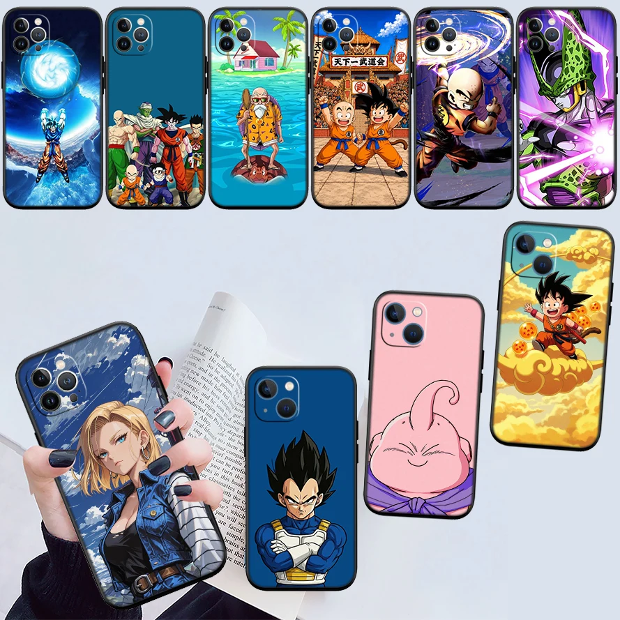 PU16 Dragon Ball Z Phone Case for Samsung Galaxy Note 10 20 S23 S24 S25 Ultra FE Plus Edge Lite A02S A35 A07 A17