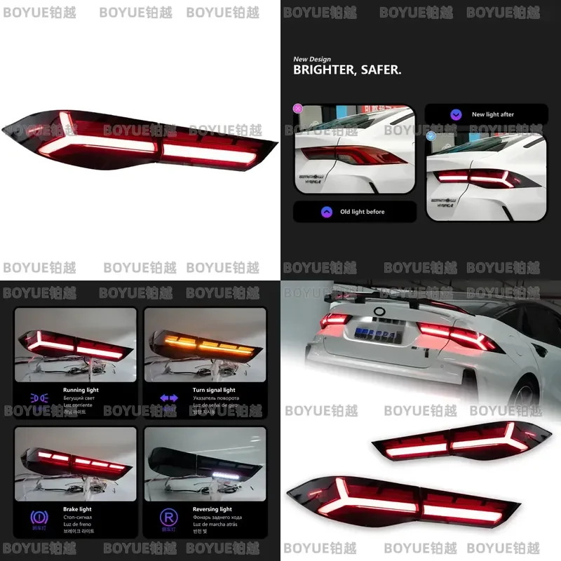 Suitable for GAC Trumpchi Tail Light Assembly Shadow Leopard R Modified Lamborghini Style Flowing
