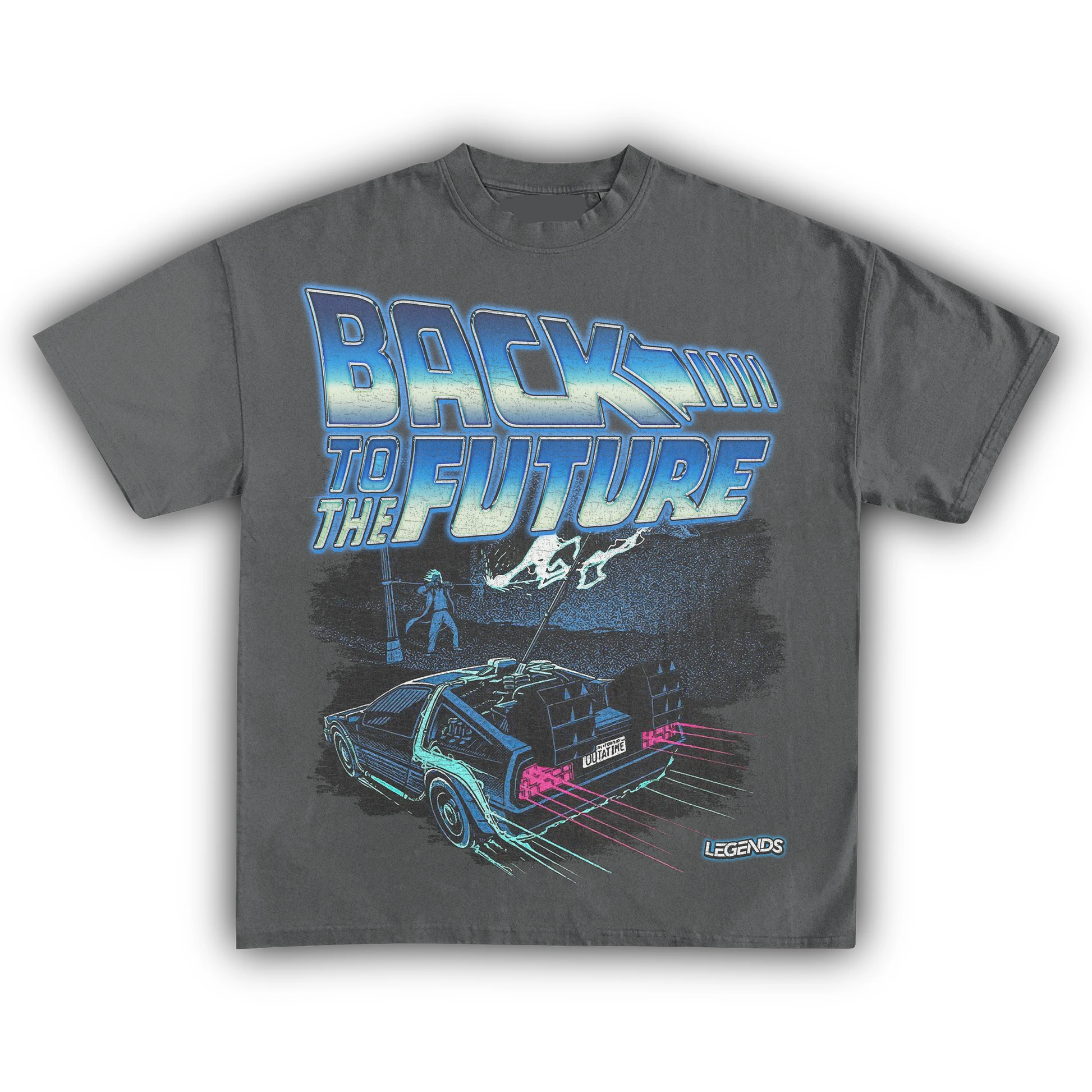 Back To The Future Retro Sci Fi Movie T Shirt for Men Women Vintage Delorean Time Machine Graphic Tee