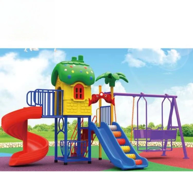 Children Amusement Playground Equipment for Mcdonalds Outdoor Plastic Slide