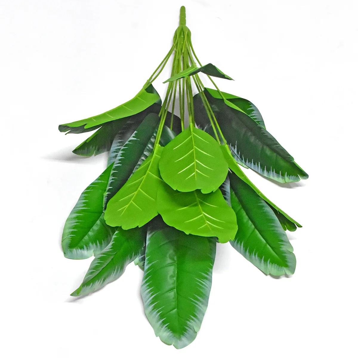 

2 шт. искусственных растений, имитация листьев банана, для декора сада и ландшафта