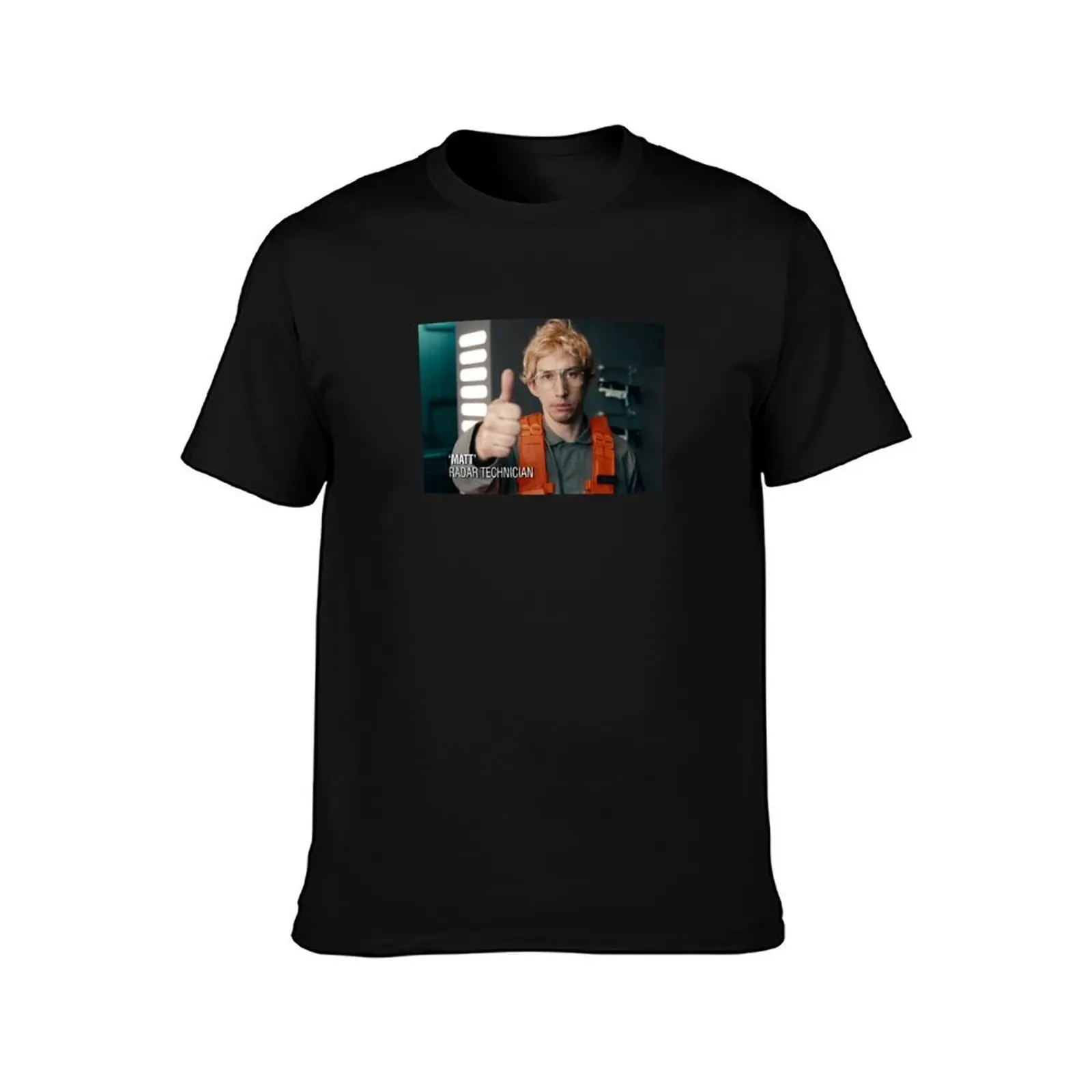 Matt the Radar Technician T-Shirt Vintage Style Printed Top T-Shirt
