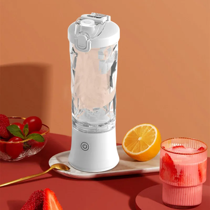 Portable USB Rechargeable Personal Blender Juicer with 6 Blades for Smoothies Shakes Baby Food in Office Home Gym Sports Travel