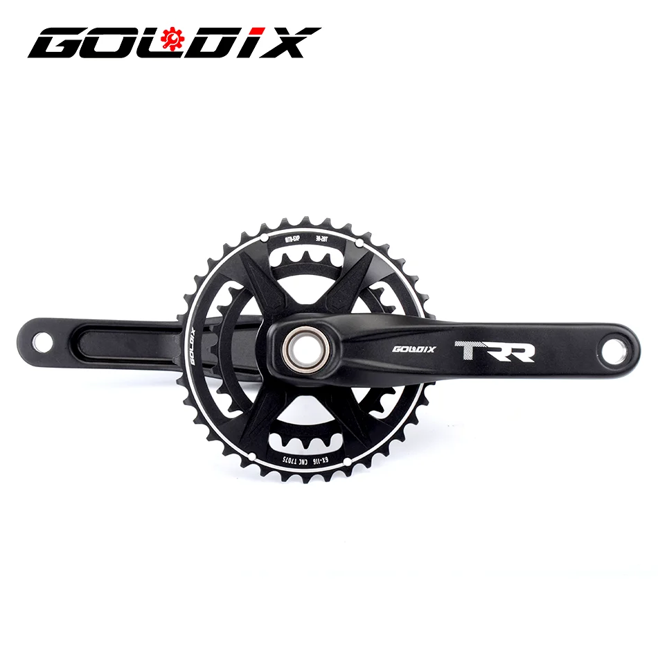 GOLDIX ForGXP Double Chainring 36-26T 38-28T MTB 50-34/52-36/53-39T Road Bike Aluminum Alloy  Chain wheel 9/10/11/12 Speed