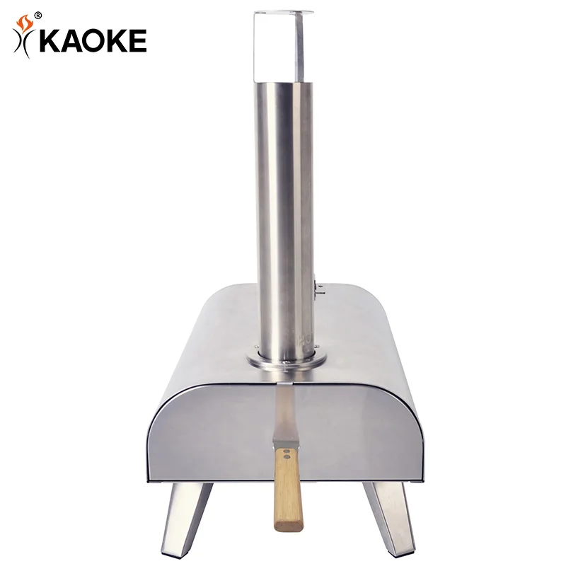 12inch Stainless Steel Wood Charcoal Pellet Pizza Oven Outdoor