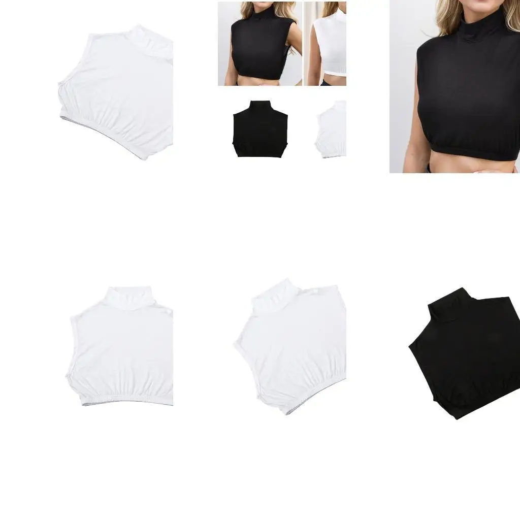 

39BB Soft Insert Shawl Unisex Fashion Turtleneck Collar for Sweaters and Coats Casual Outings Elegant Insert Christmas Scarf