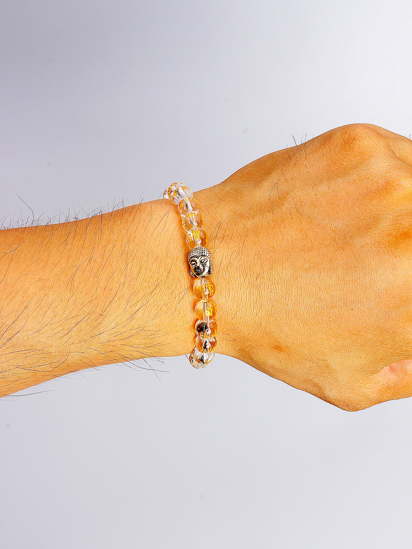 الحجر الطبيعي شفاء سوار 8 مللي متر كريستال ستة كلمة حقيقية الخرز بوذا رئيس الجزع القلب سوترا مطرز الطاقة الريكي حلية مجوهرات