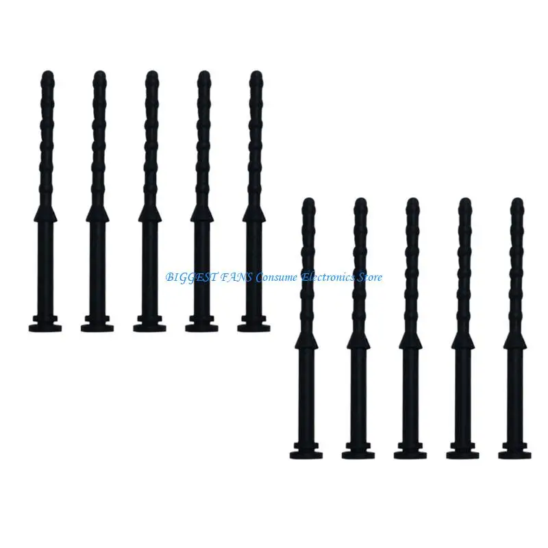 

10Pcs 25mm PC Case Fan Soft Silicone Anti Noise Reducing Vibration Screws Fan Rivet Mounting for Pack Case Fan