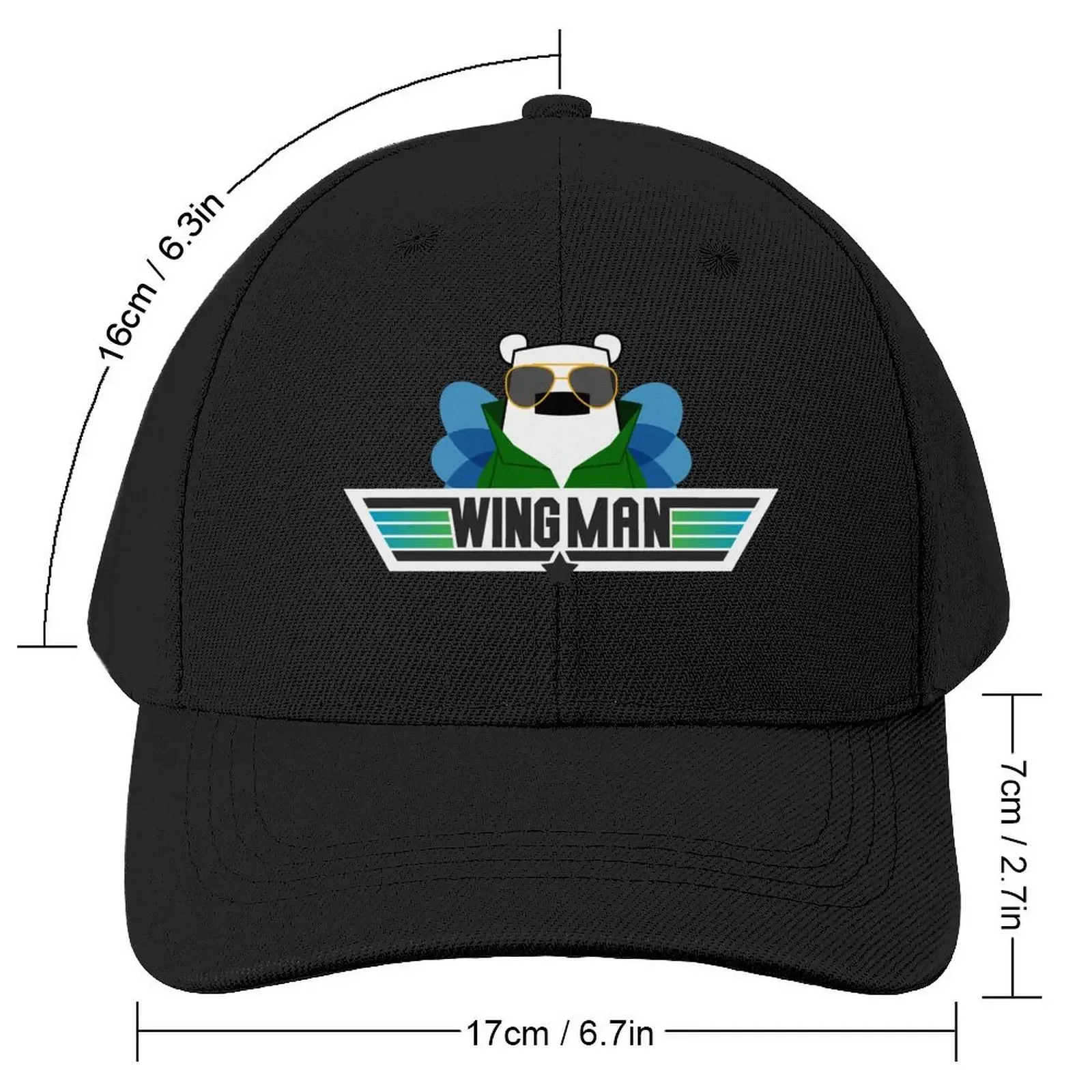 Mo is my Wing Man Baseball Cap Rugby Visor Ball Cap Girl Men's