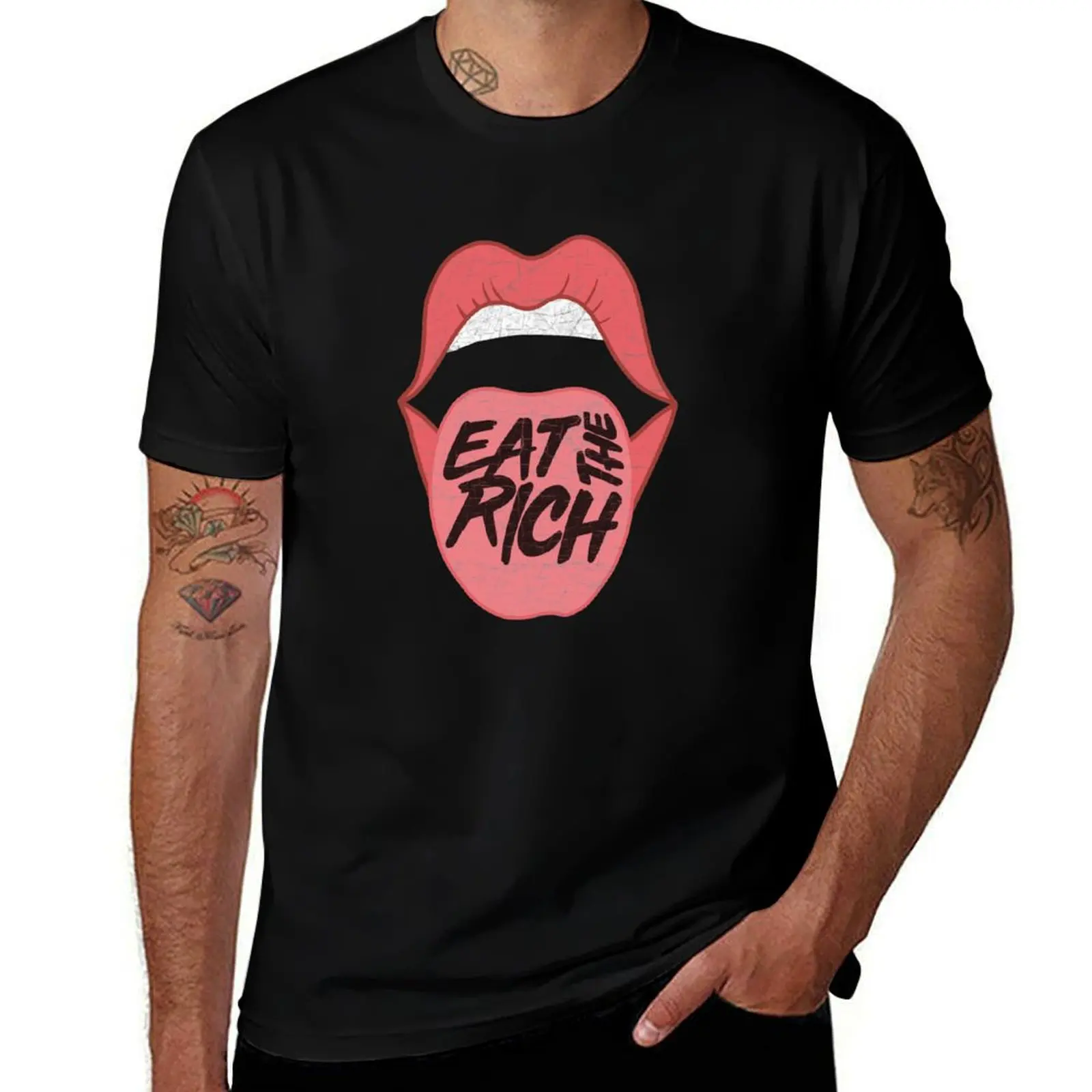 

Eat The Rich T-Shirt cotton t shirts high quality cotton tshirt 100%