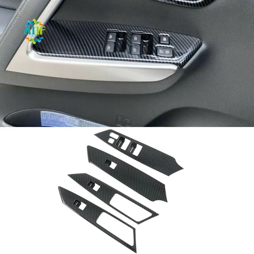 

A11F-4Pcs Car Glass Lift Switch Panel Door Armrest Lift Modification For Mitsubishi Montero / Pajero Sport 2016-2020